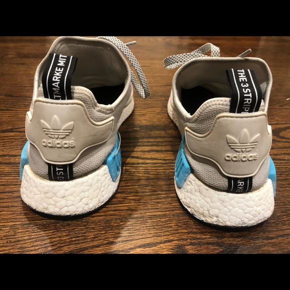 NMD R1 White Blue - Picture 2 of 8